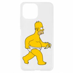 Чехол для Xiaomi Mi11 Lite Гомер Симпсон в трусиках - PrintSalon