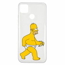 Чехол для Xiaomi Redmi 9c Гомер Симпсон в трусиках - PrintSalon