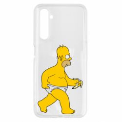 Чехол для Realme 6 Гомер Симпсон в трусиках - PrintSalon