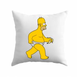 Подушка Гомер Симпсон в трусиках - PrintSalon