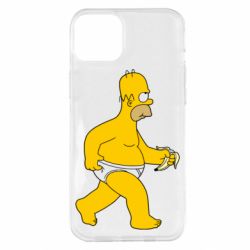 Чехол для iPhone 14 Plus Гомер Симпсон в трусиках - PrintSalon