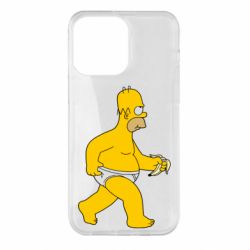 Чехол для iPhone 14 Pro Max Гомер Симпсон в трусиках - PrintSalon
