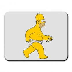Коврик для мыши Гомер Симпсон в трусиках - PrintSalon