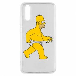 Чехол для Huawei P20 Гомер Симпсон в трусиках - PrintSalon