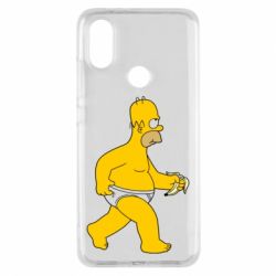 Чехол для Xiaomi Mi A2 Гомер Симпсон в трусиках - PrintSalon