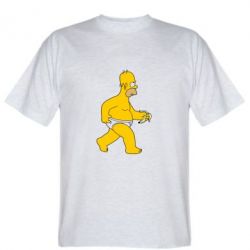 Мужская футболка Stedman Гомер Симпсон в трусиках - PrintSalon