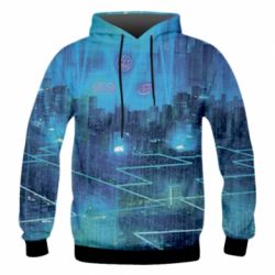 Чоловіче 3D худі Good night - PrintSalon