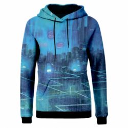 Жіноче 3D худі Good night-PrintSalon Жіноче 3D худі Good night