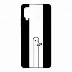 Чохол для Samsung A42 5G Goose black and white