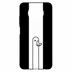 Чехол для Xiaomi Redmi Note 9 5G/Redmi Note 9T Goose black and white