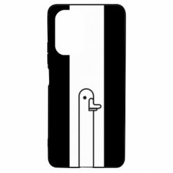 Чехол для Xiaomi Poco F3/K40 Goose black and white