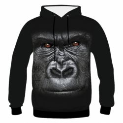 Чоловіче 3D худі Горила - PrintSalon
