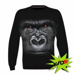 Дитячий 3D світшот Горила - PrintSalon