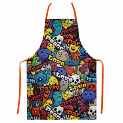 Фартух з 3D принтом Graffiti 1 - PrintSalon