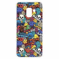 Чохол для Samsung A8 2018 Graffiti 1 - PrintSalon