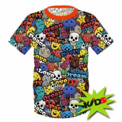 Дитяча 3D футболка Graffiti 1 - PrintSalon