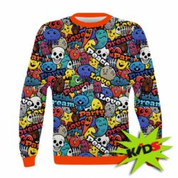 Дитячий 3D світшот Graffiti 1 - PrintSalon