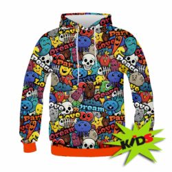 Дитяче 3D худі Graffiti 1