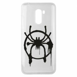 Чехол для Xiaomi Pocophone F1 Graffiti Spider Man Logo - PrintSalon