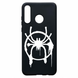 Чехол для Huawei P30 Lite Graffiti Spider Man Logo - PrintSalon