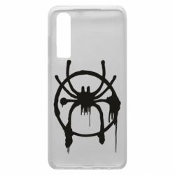 Чехол для Huawei P30 Graffiti Spider Man Logo - PrintSalon