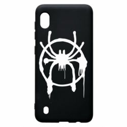 Чехол для Samsung A10 Graffiti Spider Man Logo - PrintSalon