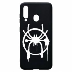 Чехол для Samsung A60 Graffiti Spider Man Logo - PrintSalon