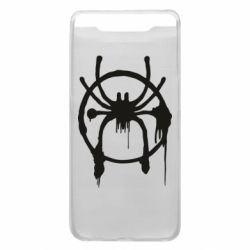 Чехол для Samsung A80 Graffiti Spider Man Logo - PrintSalon