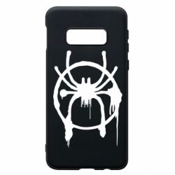 Чехол для Samsung S10e Graffiti Spider Man Logo - PrintSalon