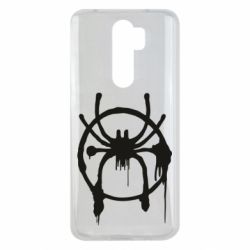 Чехол для Xiaomi Redmi Note 8 Pro Graffiti Spider Man Logo - PrintSalon
