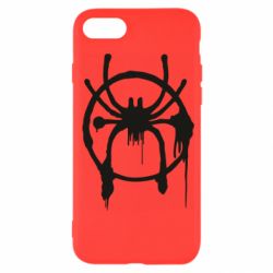 Чехол для iPhone SE 2020 Graffiti Spider Man Logo - PrintSalon