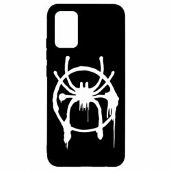 Чехол для Samsung A02s/M02s Graffiti Spider Man Logo - PrintSalon