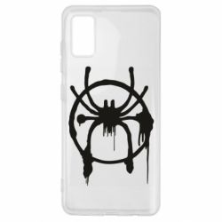 Чехол для Samsung A41 Graffiti Spider Man Logo - PrintSalon
