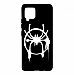Чехол для Samsung A42 5G Graffiti Spider Man Logo - PrintSalon