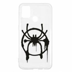 Чехол для Samsung M31 Graffiti Spider Man Logo - PrintSalon