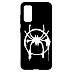 Чехол для Samsung S20 Graffiti Spider Man Logo - PrintSalon