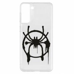 Чехол для Samsung S21+ Graffiti Spider Man Logo - PrintSalon