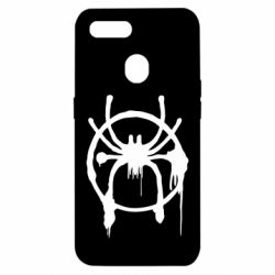 Чехол для Oppo A5s/A12 Graffiti Spider Man Logo - PrintSalon