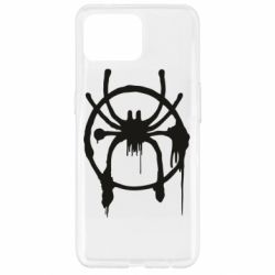 Чехол для Oppo Reno 4 Lite Graffiti Spider Man Logo - PrintSalon