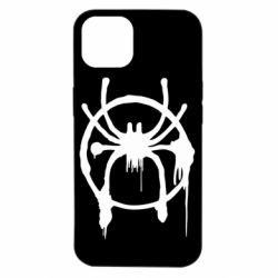 Чехол для iPhone 14 Graffiti Spider Man Logo - PrintSalon