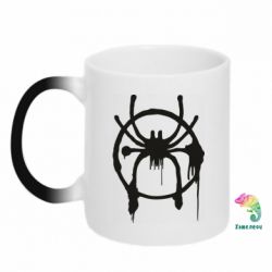 Чашка-хамелеон Graffiti Spider Man Logo - PrintSalon