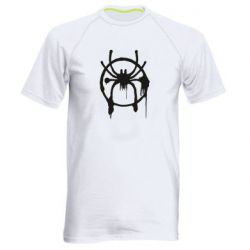 Мужская футболка для спорта Graffiti Spider Man Logo - PrintSalon