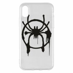 Чохол для iPhone X/Xs Graffiti Spider Man Logo
