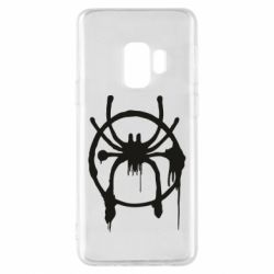 Чехол для Samsung S9 Graffiti Spider Man Logo - PrintSalon