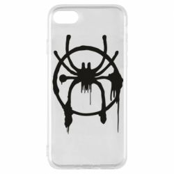 Чехол для iPhone 8 Graffiti Spider Man Logo - PrintSalon