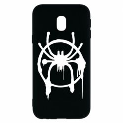 Чехол для Samsung J3 2017 Graffiti Spider Man Logo - PrintSalon
