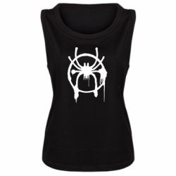 Женская майка Graffiti Spider Man Logo - PrintSalon