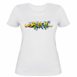 Жіноча футболка Graffiti style - PrintSalon