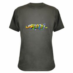 Камуфляжна футболка Graffiti style - PrintSalon