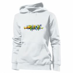 Женское худи Graffiti style